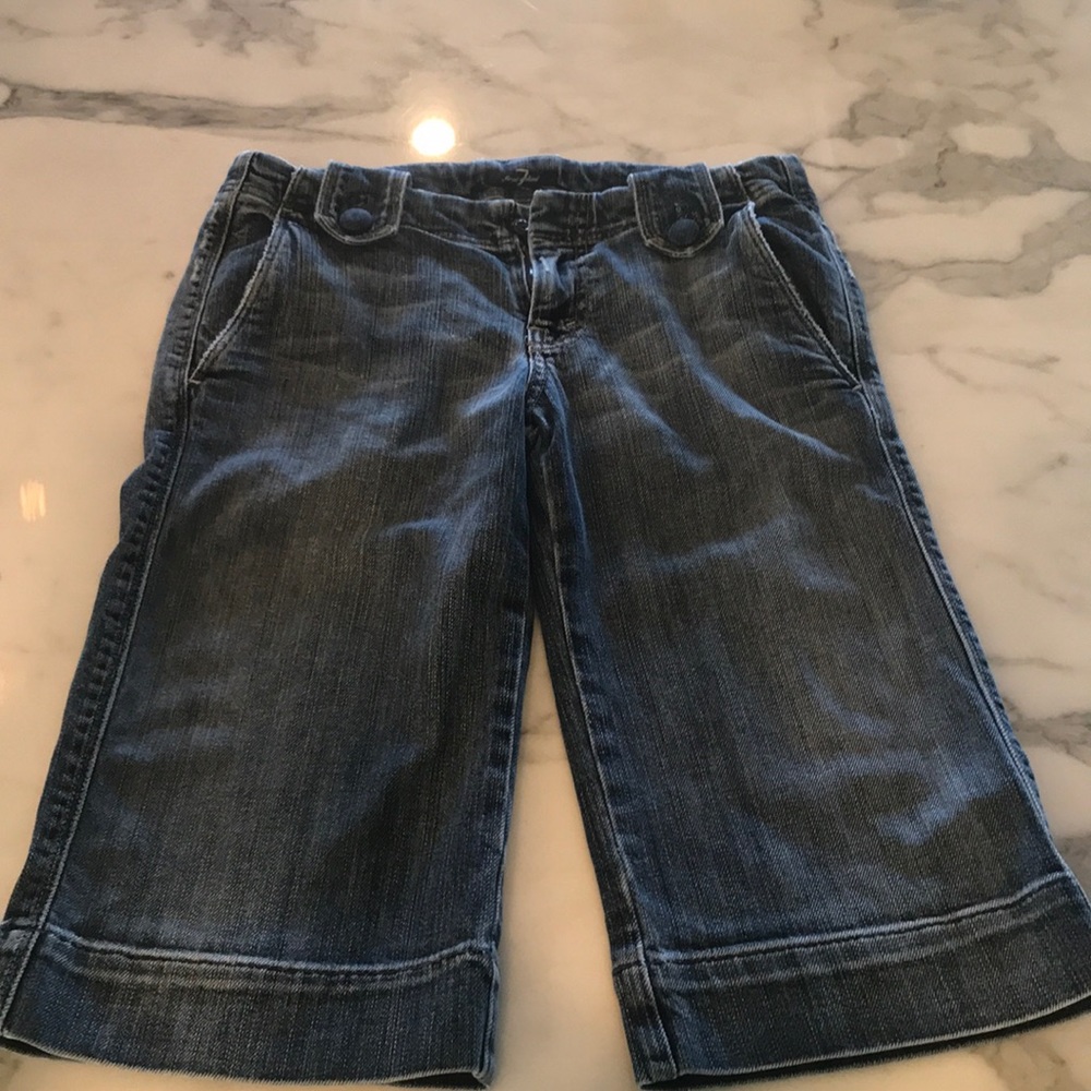Seven for All Mankind  Bermuda Jean Shorts. Sz 26. - Picture 4 of 8